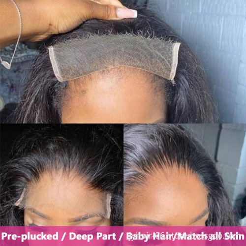 Pre plucked hd lace closure wigs, full lace human hair lace front wigs for black women, 5x5 lace closure human hair wig
